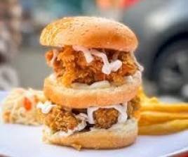 Mega Broast Burger Combo